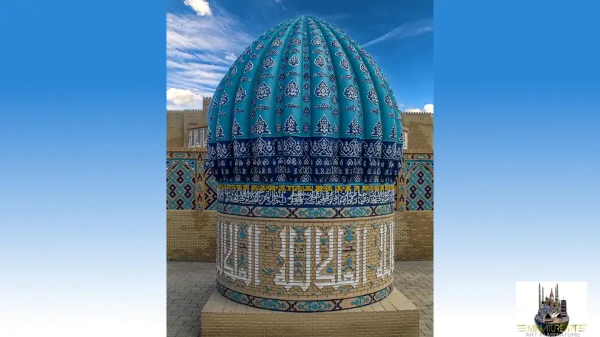 Hodja Ahmad Yasawi Madrasah miniature model – MiniatureArt photo 7