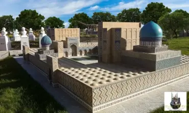 Bibi Khanim Mosque miniature model – MiniatureArt photo 2
