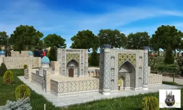 Bibi Khanim Mosque miniature model – MiniatureArt photo 4