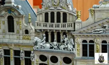 Brussels City Center, Details miniature model – MiniatureArt photo 6