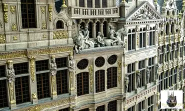Brussels City Center, Details miniature model – MiniatureArt photo 4