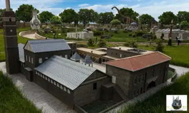 Diyarbakir Great Mosque miniature model – MiniatureArt photo 1