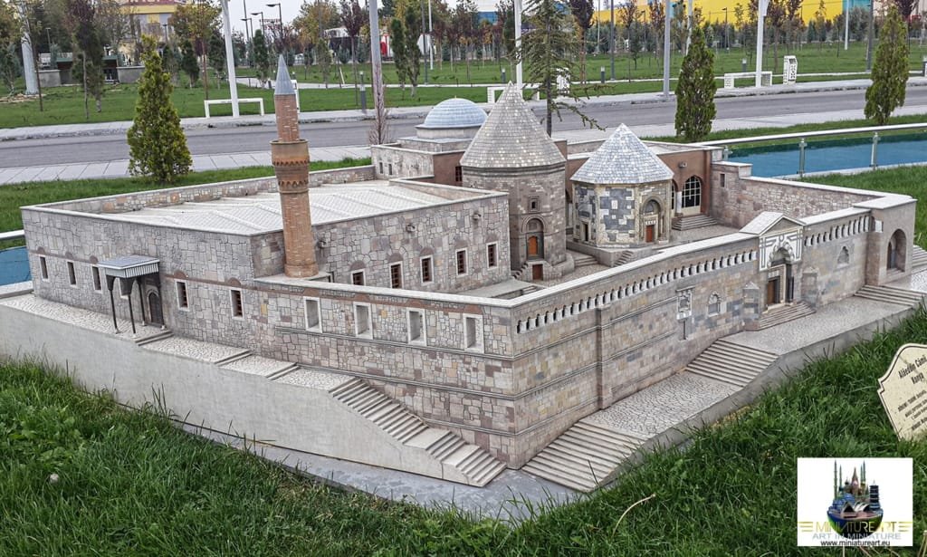 Seljuk architecture scale models in Konya Ecdat Park