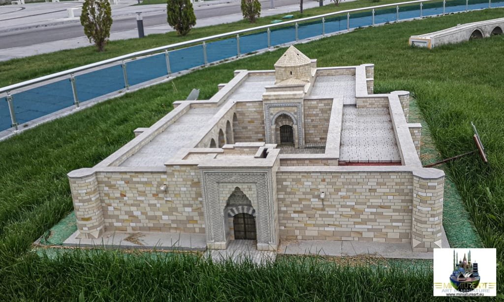 Seljuk caravanserai scale model