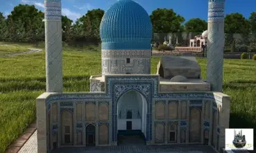 Gur Mir Tomb miniature model – MiniatureArt photo 6