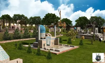 Gur Mir Tomb miniature model – MiniatureArt photo 4