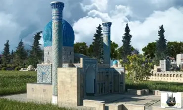Gur Mir Tomb miniature model – MiniatureArt photo 3