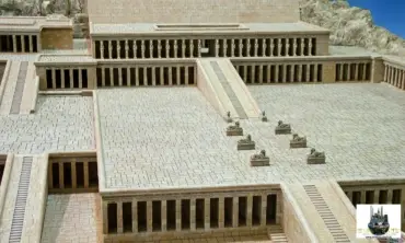 Hatshepsut Temple miniature model – MiniatureArt photo 2