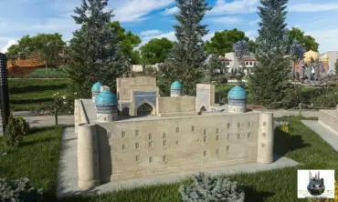 Mir-I Arab Madrasah miniature model – MiniatureArt photo 3