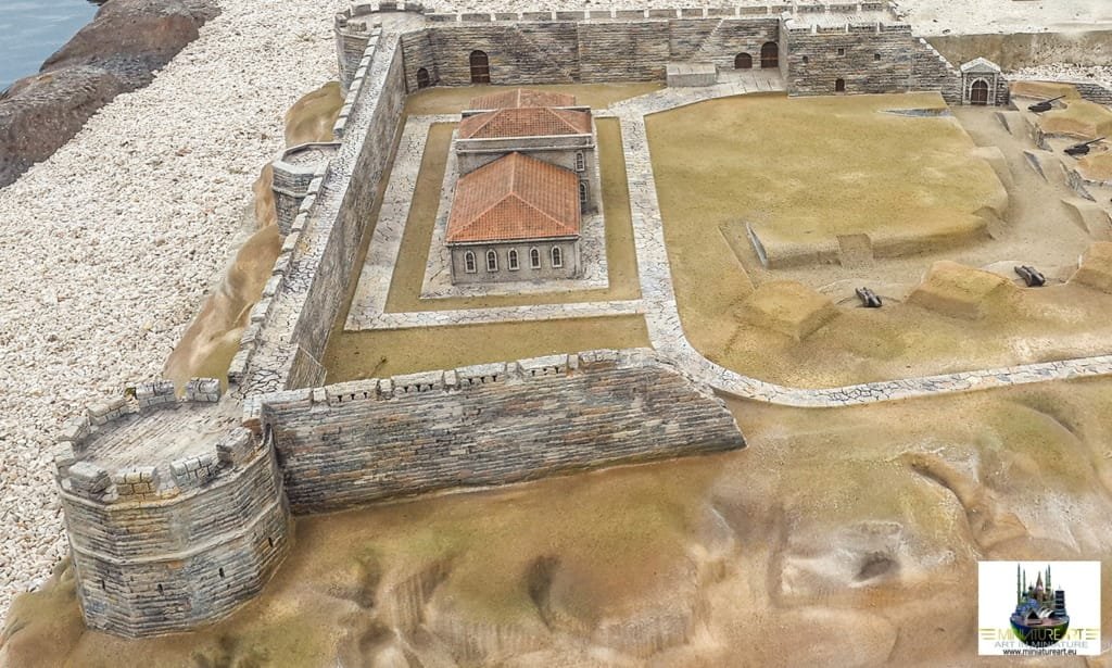 Bastion model from above