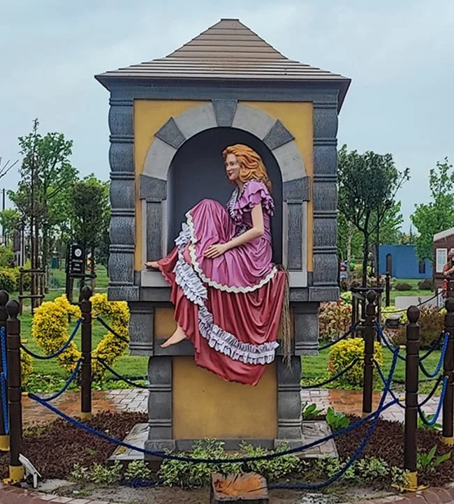 Fairy tale parks and movie characters