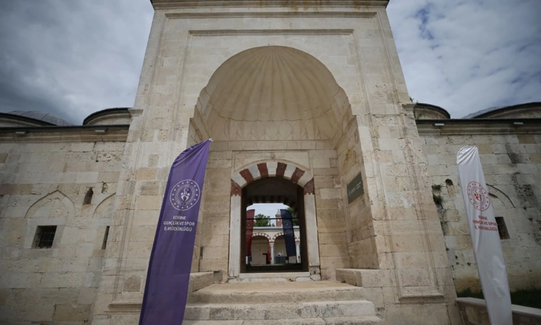Entrance of Peykler Madrasa, the Mimar Sinan Museum venue in Edirne
