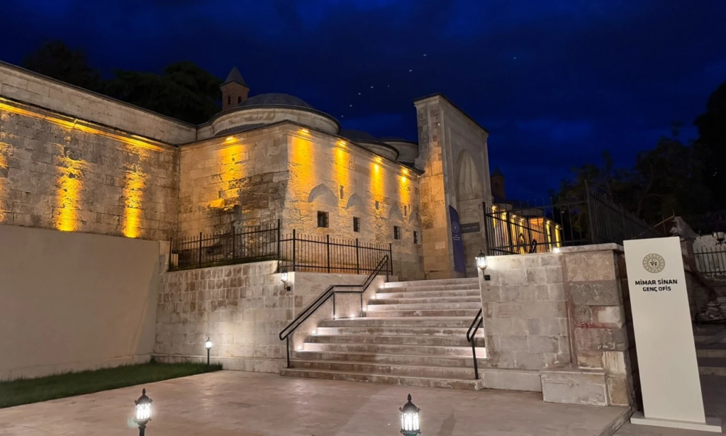 Mimar Sinan Museum at night