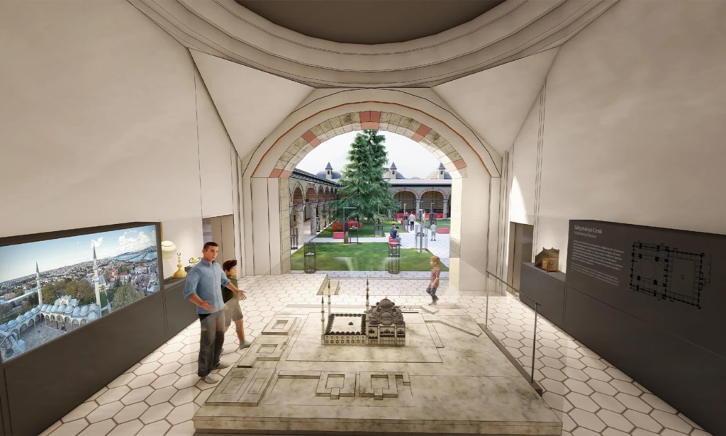 Domed room design with complex model