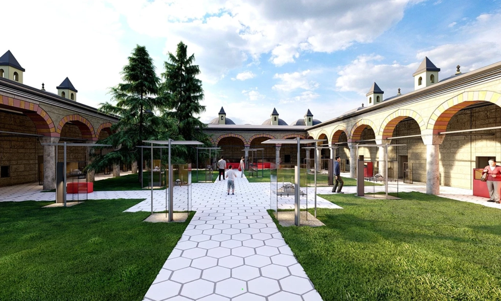 3D design of the courtyard model garden