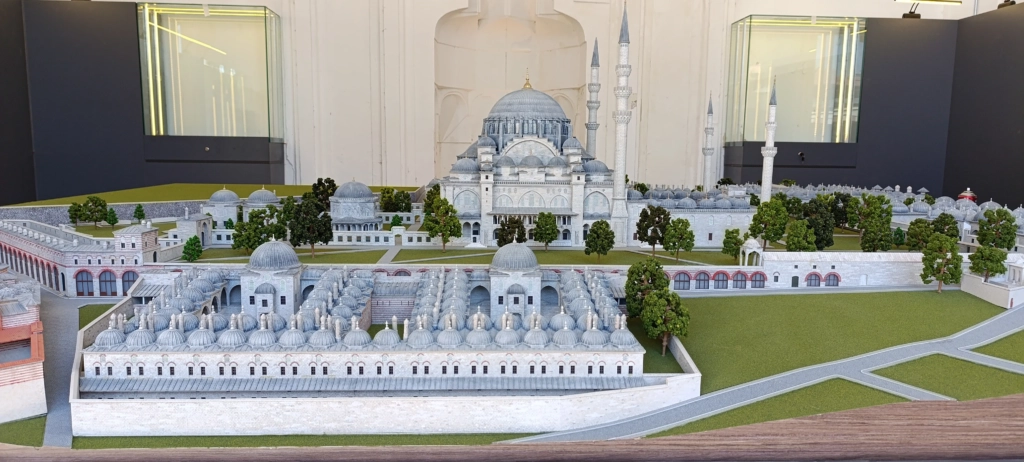 Süleymaniye Complex scale model, overall view